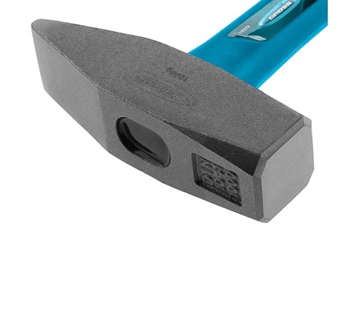 Молоток слесарный, 1000 г, квадратный боек, фибергласовая обрезиненная рукоятка Gross