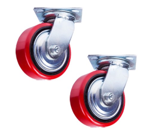 Колесо поворотн. PU/металл (C550S/PU2040CB3ra/TG) 200мм