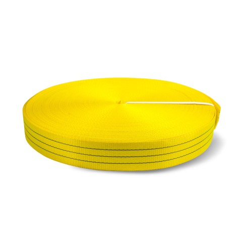 Лента текстильная TOR 6:1 75 мм 11250 кг (желтый)