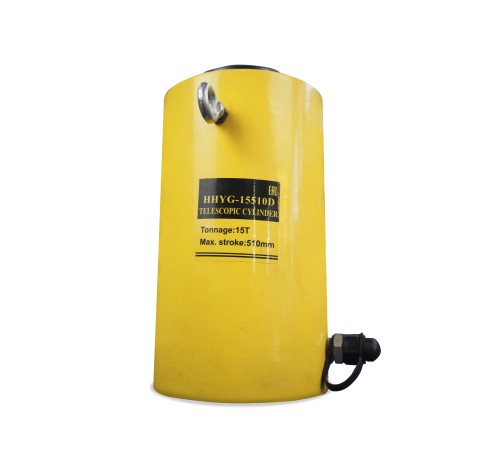 Домкрат гидравлический телескопический TOR HHYG-15510D (ДТ15Г510) 15 т (3 уровня) Домкрат гидравлический телескопический TOR HHYG-15510D (ДТ15Г510) 15 т (3 уровня)