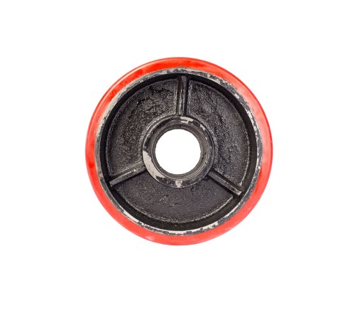 Колесо б/подш. полиуретан 160х50мм для тележки гидравлической JC Колесо б/подш. полиуретан 160х50мм для тележки гидравлической JC