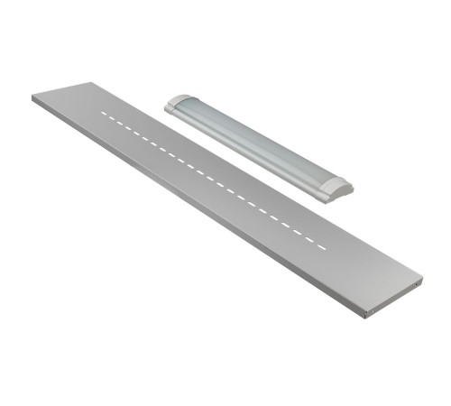 RUNTEC LA17-7035 Полка с лампой для верстака 1700 мм (светло-серый) RUNTEC LA17-7035 Полка с лампой для верстака 1700 мм (светло-серый)
