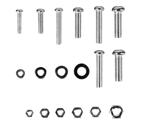 Набор винтов, гаек, шайб, 420 шт Сибртех