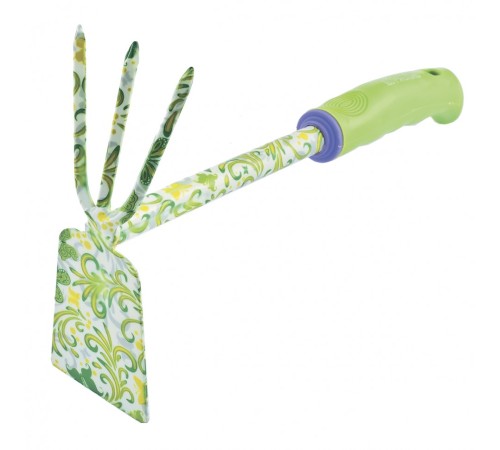 Мотыжка комбинированная, 70 х 300 мм, стальная, пластиковая рукоятка, Flower Green, Palisad