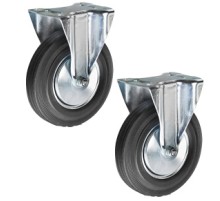 Колесо неповоротное резина FC 46 100 мм (F) Колесо неповоротное резина FC 46 100 мм (F)