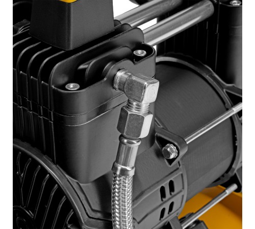 Компрессор безмасл. малошумный DLP-950/10, 950Вт,10 л, 2850 об/мин, 170 л/мин Denzel