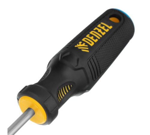 Отвертка SL6x150 мм, CrV, трехкомпонентная рукоятка Denzel