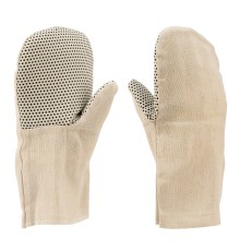 Рукавицы антивибрационные с упругодемпфирующей прокладкой с ПВХ точкой, 2 размер Сибртех