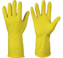 Перчатки ХОЗЯЙСТВЕННЫЕ тип ЛОТОС (латекс 60гр хлопковое напыление) Перчатки ХОЗЯЙСТВЕННЫЕ тип ЛОТОС (латекс 60гр хлопковое напыление)