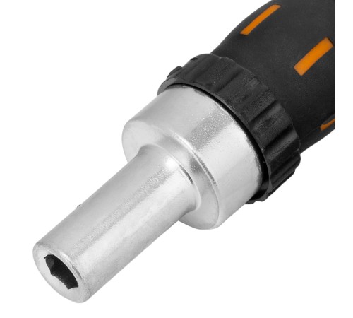 Отвертка реверсивная с набором бит, CrV, 12 шт, Sparta