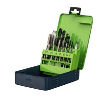 Набор сверл 2.5-10.2, метчиков М3-М12, 15 предметов Сибртех