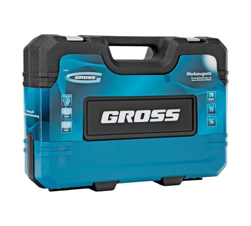 Набор инструментов 78 предметов , 120 зубьев, CrV, 1/4