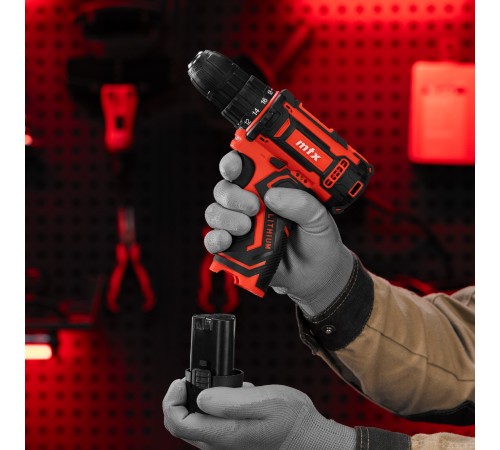 Дрель-шуруповерт аккумуляторная CDS-12, Li-Ion, 12 В// MTX