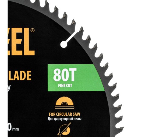 Пильный диск по дереву ф300 х 30 мм, 80 зубьев Denzel