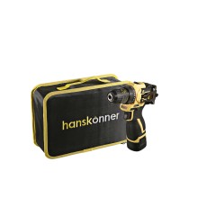 HCD1645BLC Дрель аккумуляторная б/щ Hanskonner, 14,4В, 45Нм, 2х2.0Ач, патрон 10мм, сумка-кейс