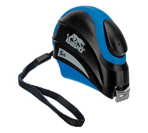 Рулетка Полимер,5 м х 19 мм,автоматическая фиксация,эргономичная форма Барс