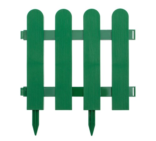 Забор декоративный "Классика", 29 х 224 см, зеленый, Palisad Забор декоративный "Классика", 29 х 224 см, зеленый, Palisad