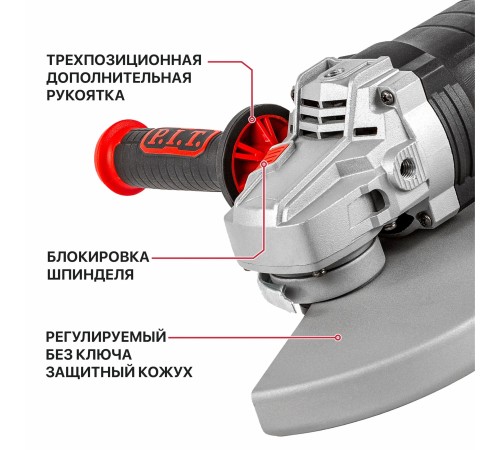 Шлифмашина угловая сетевая P.I.T. PWS230-C4