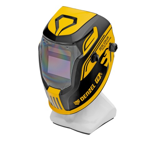 Щиток защитный лицевой (маска сварщика) F9, см. окно 100x60, Real Color, DIN 4-8/9-13// Denzel