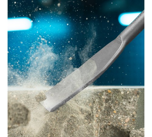 Зубило плоское, изогнутое 40 x 260мм, CrMo, SDS PLUS Gross