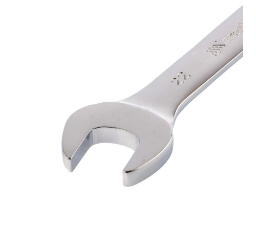 Ключ комбинированный трещоточный, 22 мм, CrV, шарнирный, зеркальный хром Matrix