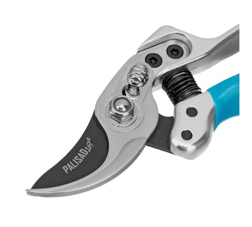 Секатор прямого реза, 170 мм, усиленный, нижняя рукоятка в ПВХ - оболочке, Luxe, Palisad