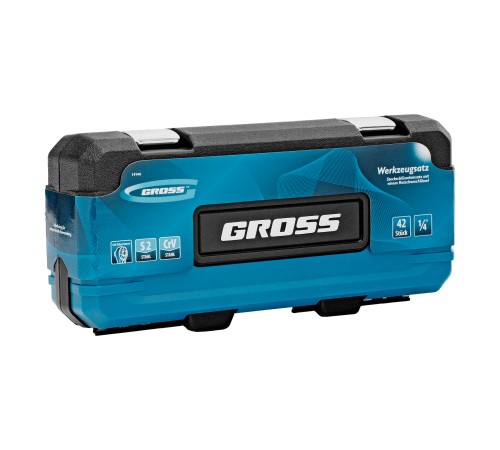 Набор инструментов 42 предмета, 120 зубьев, CrV, 1/4