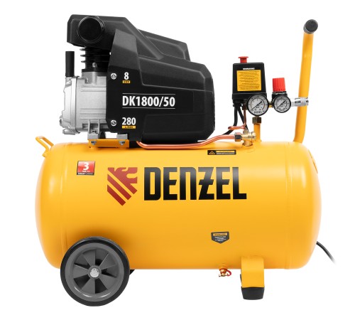 Компрессор воздушный DK1800/50, Х-PRO 1.8 кВт, 280л/мин, 50л Denzel Компрессор воздушный DK1800/50, Х-PRO 1.8 кВт, 280л/мин, 50л Denzel