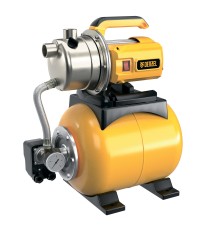 Насосная станция WPS800-24S, 800 Вт, напор 40 м, 4600 л/ч, ресивер 24 л, нержавейка Denzel