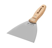 Шпательная лопатка из нержавеющей стали, 120 мм, буковая рукоятка, EFP Matrix