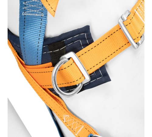 Удерживающе-страховочная привязь, модель УСП II, наплечные и набедренные лямки, высокий кушак Сибртех