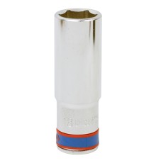Головка торцевая глубокая шестигранная 1/2", 18 мм KING TONY 423518M