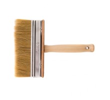 Кисть-ракля, 40 х 150 мм, натуральная щетина, деревянный корпус, деревянная ручка