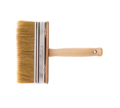 Кисть-ракля, 40 х 150 мм, натуральная щетина, деревянный корпус, деревянная ручка