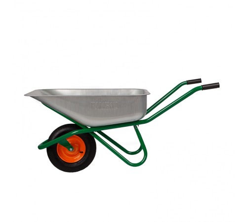 Тачка садово-строительная, усиленная, грузоподъемность 200 кг, объем 90 л//