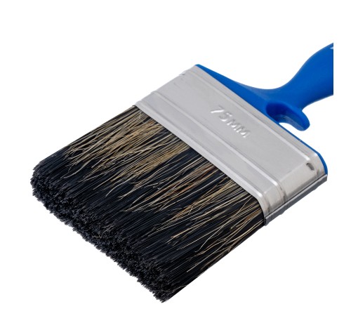 Кисть флейцевая для водных красок, 75 x 17 мм, смешанная щетина, пластиковая рукоятка, Matrix