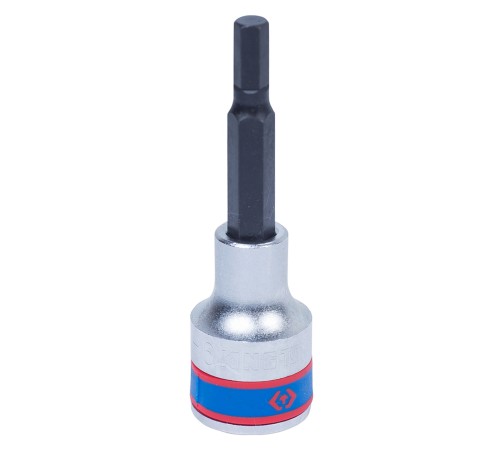 Насадка (бита) торцевая 1/2", Hex, 6 мм, L = 80 мм KING TONY 403506 Насадка (бита) торцевая 1/2", Hex, 6 мм, L = 80 мм KING TONY 403506
