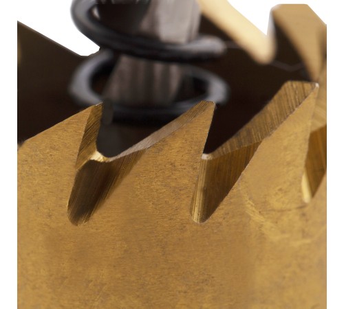 Коронка по металлу HSS, 21 мм, нитридтитановое покрытие Denzel