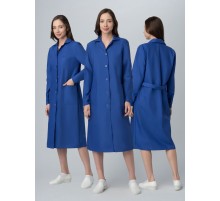 Халат женский Стандарт (тк.ТиСи), васильковый