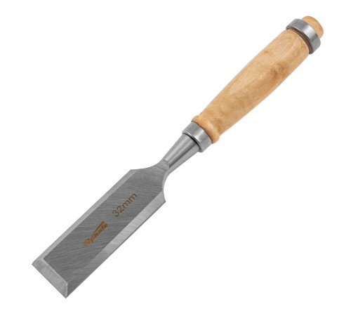 Долото-стамеска 32 мм, деревянная рукоятка// Sparta