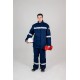 Костюм сварщика зимний Гефест-СОП 2 кл.защиты (тк.Хлопок-ОП,420) брюки, т.синий