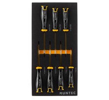 RUNTEC RT-SD1TE7 Набор отверток RUNTEC S2 TORX в ложементе EVA, 7 предметов