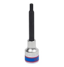 Насадка (бита) торцевая 1/2", Ribe, M6, L = 100 мм KING TONY 404906 Насадка (бита) торцевая 1/2", Ribe, M6, L = 100 мм KING TONY 404906