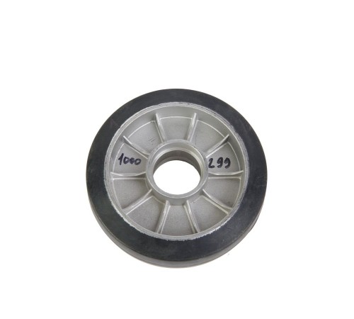 Колесо б/подш. резиновое 160х50мм для тележки гидравлической JC Колесо б/подш. резиновое 160х50мм для тележки гидравлической JC