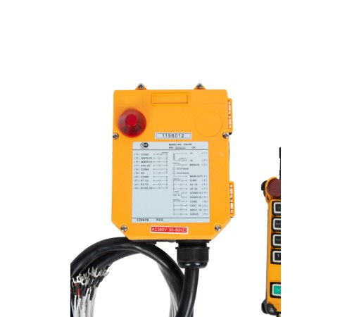 Комплект радиоуправления TOR F24-8D (380 В, 8-кноп, двухскоростной) Комплект радиоуправления TOR F24-8D (380 В, 8-кноп, двухскоростной)