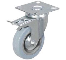 Колесо аппаратное поворотное SCgb 55 125 мм с тормозом (F)