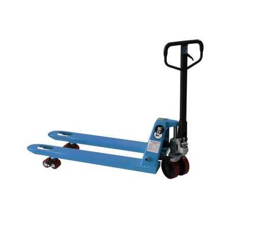 Тележка гидравлическая 3500 кг 1150 мм TOR PWH35-II (полиуретановые колеса)