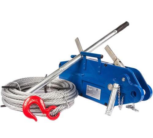 Лебедка рычажная тросовая TOR МТМ 3200 3,2 т L=20м (стальной корпус) Лебедка рычажная тросовая TOR МТМ 3200 3,2 т L=20м (стальной корпус)