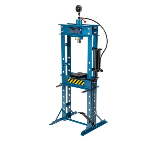 Пресс гидравлический с манометром и педалью, 30 т Stels