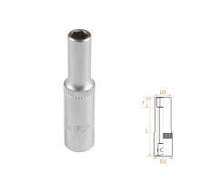 Головка торцевая глубокая шестигранная 1/4", 5,5 мм AFFIX AF00120055